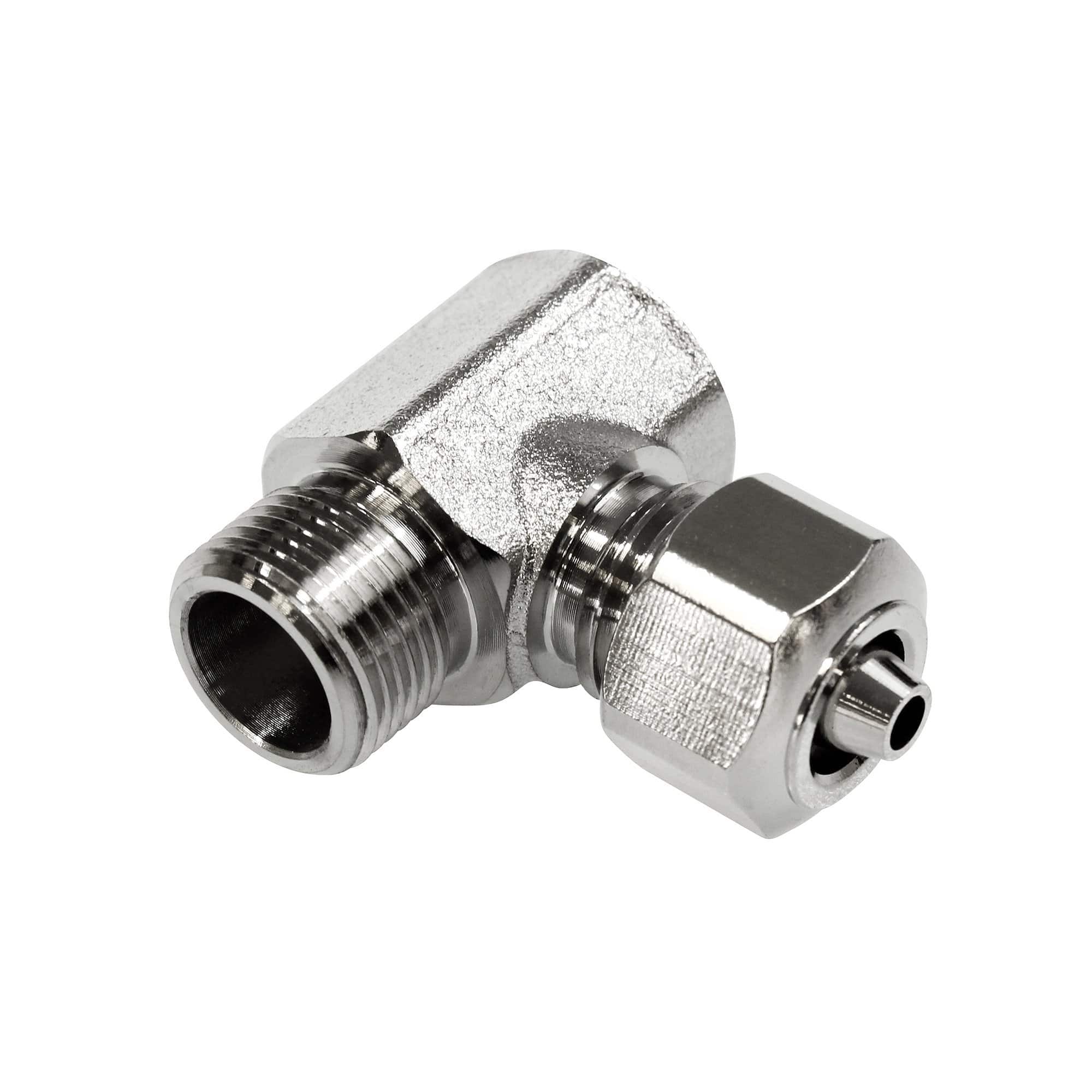 Plastic Hot Water Hose x Hot Water Metal T-Adapter
